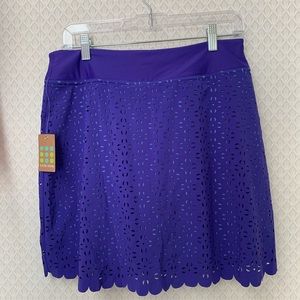 NEW! Title Nine Purple Illusion Skort, size Medium